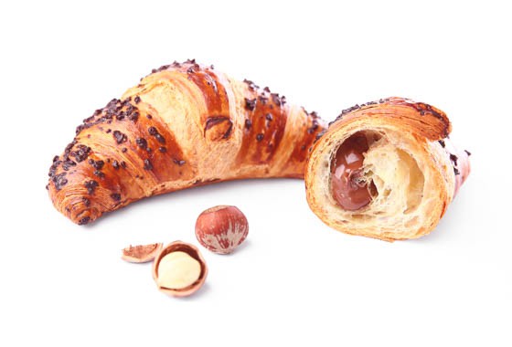 Croissant superfarcito al cioccolato e nocciole | CROISSANTORINO