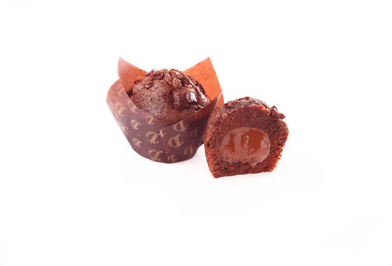 Muffin Tulipano farcito al cioccolato e nocciole | CROISSANTORINO