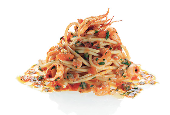 Spaghetti ai frutti di mare | CROISSANTORINO