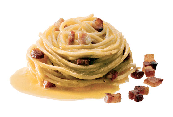 Spaghetti alla carbonara | CROISSANTORINO